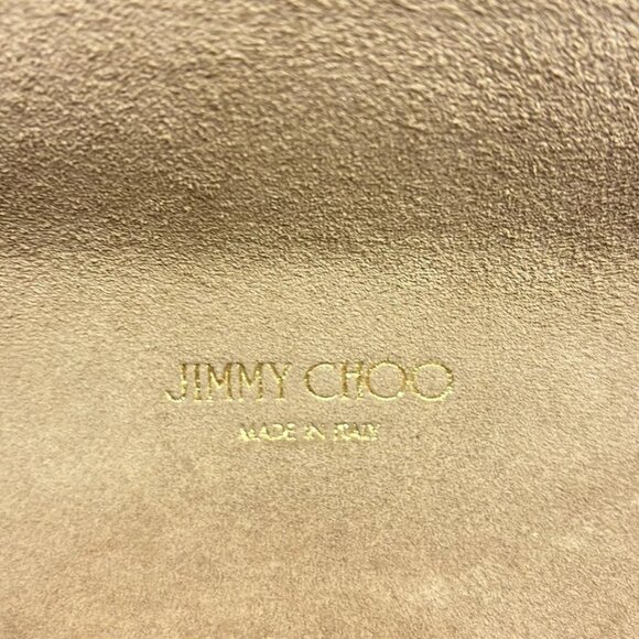 JIMMY CHOO Rocket Petit - Gold Red Leather Shoulder Bag 407-081625 - Picture 8 of 8